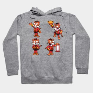 2022 Chinese New Year Cute Tiger Sticker Pack Hoodie